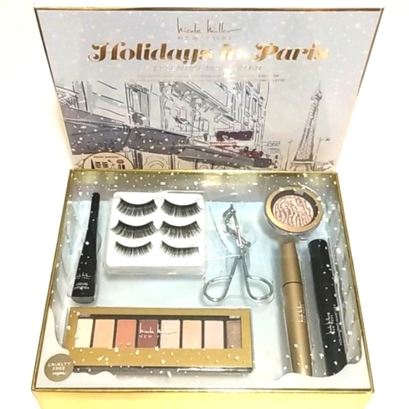 NICOLE MILLER HOLIDAYS IN PARIS 7-PIECE VEGAN MAKEUP ESSENTIALS NWT - Picture 1 of 7